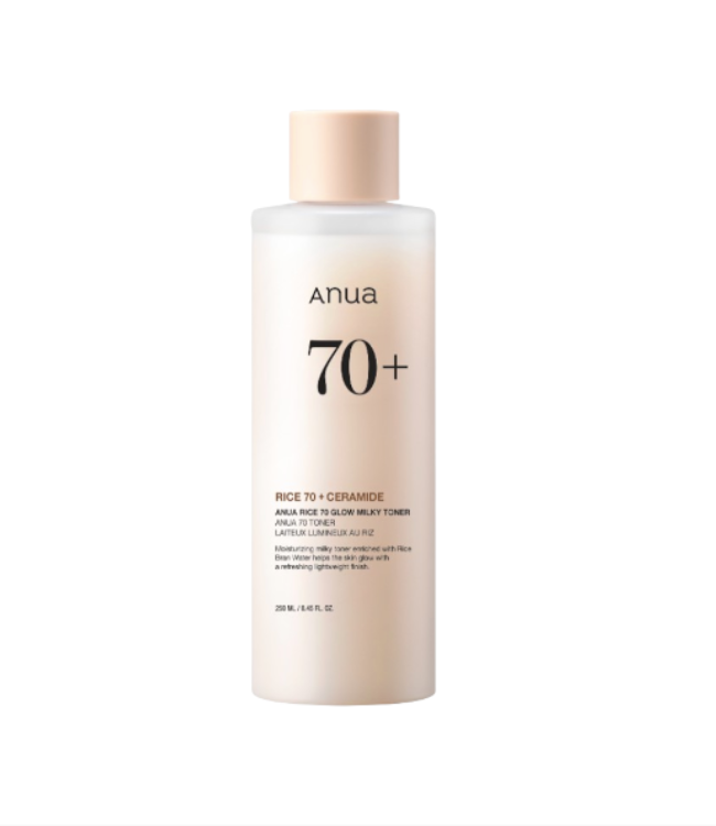 Rice 70 Glow Milky Toner - ANUA