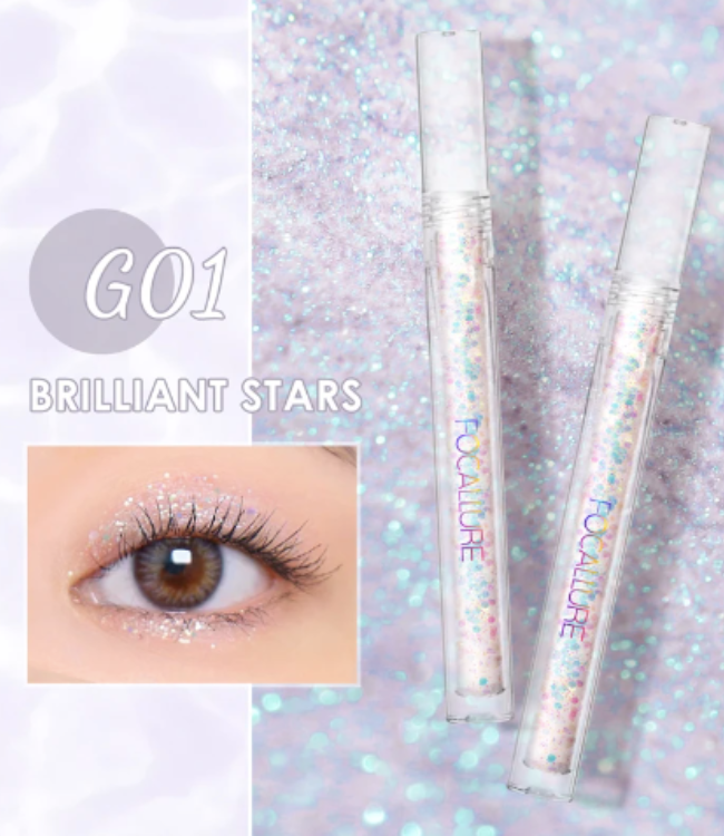 Glittering Liquid Eyeshadow BRILLIANT STARS - FOCALLURE