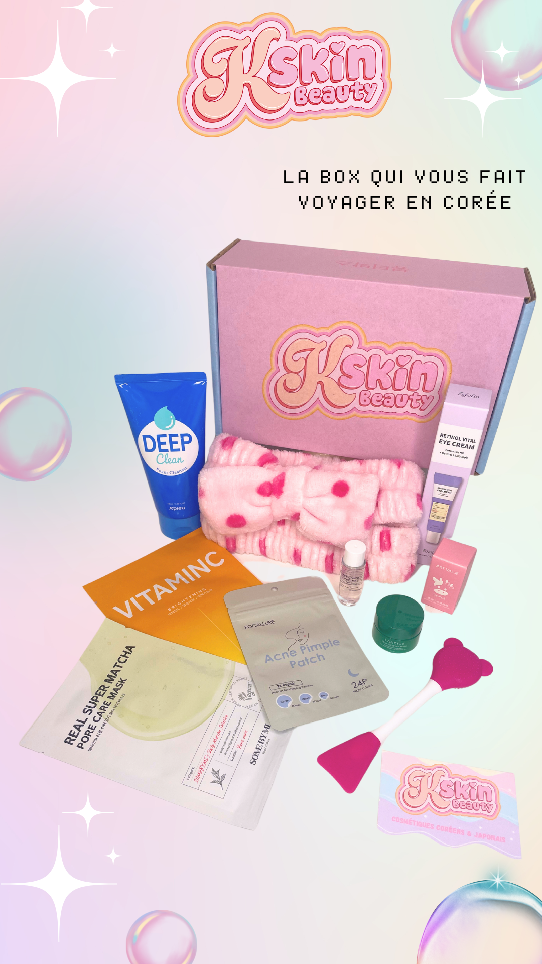 Box mensuelle Kbeauty