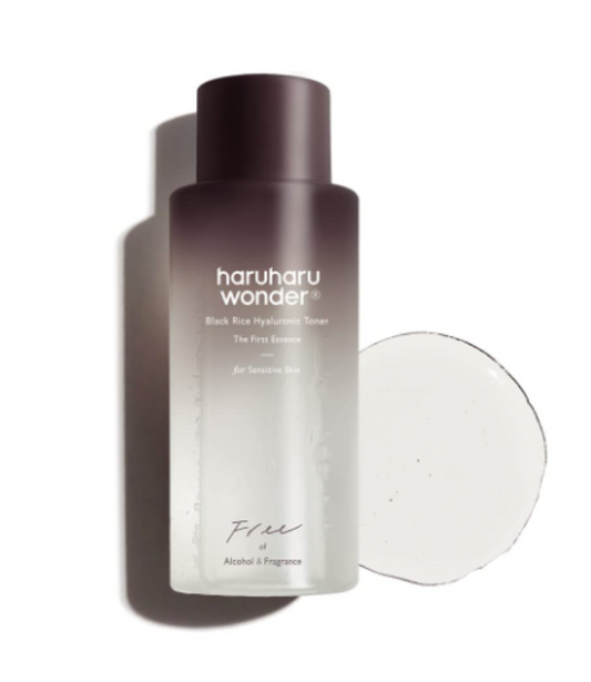 Black Rice Hyaluronic Toner Fragrance Free - HARU HARU WONDER