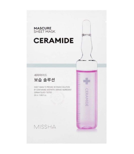 Mascure Moisture Barrier Solution Sheet Mask Ceramide - MISSHA